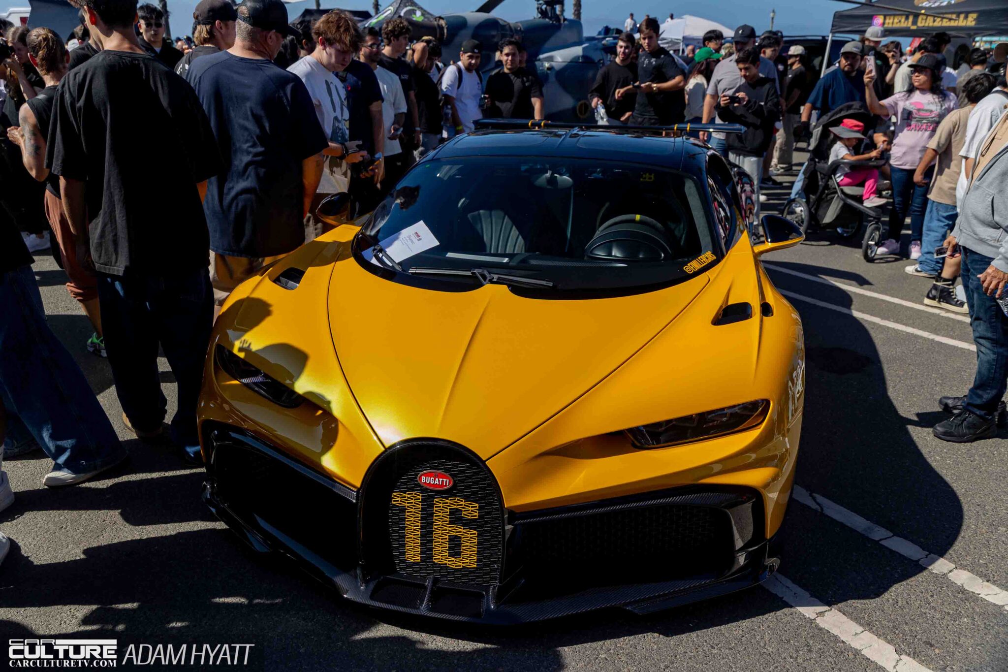 Cars 'N Copters 2025 Yellow Bugatti