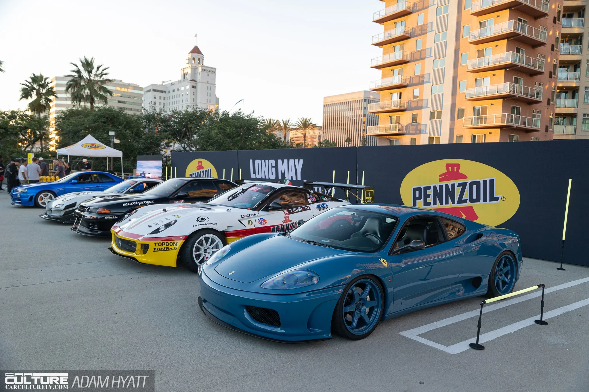 TypeS Auto Night Lights Pennzoil lineup