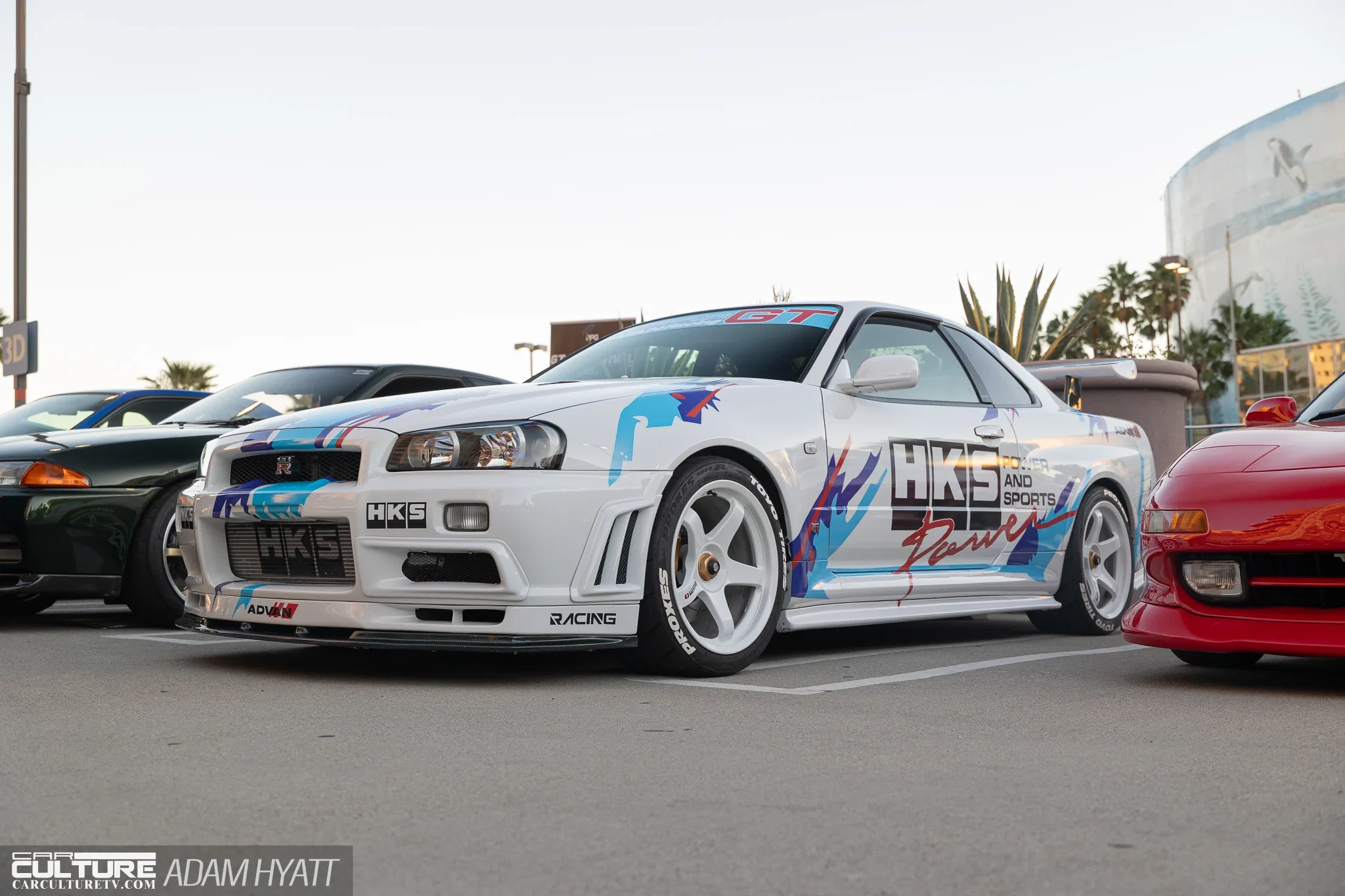 TypeS Auto Night Lights HKS R34 Skyline