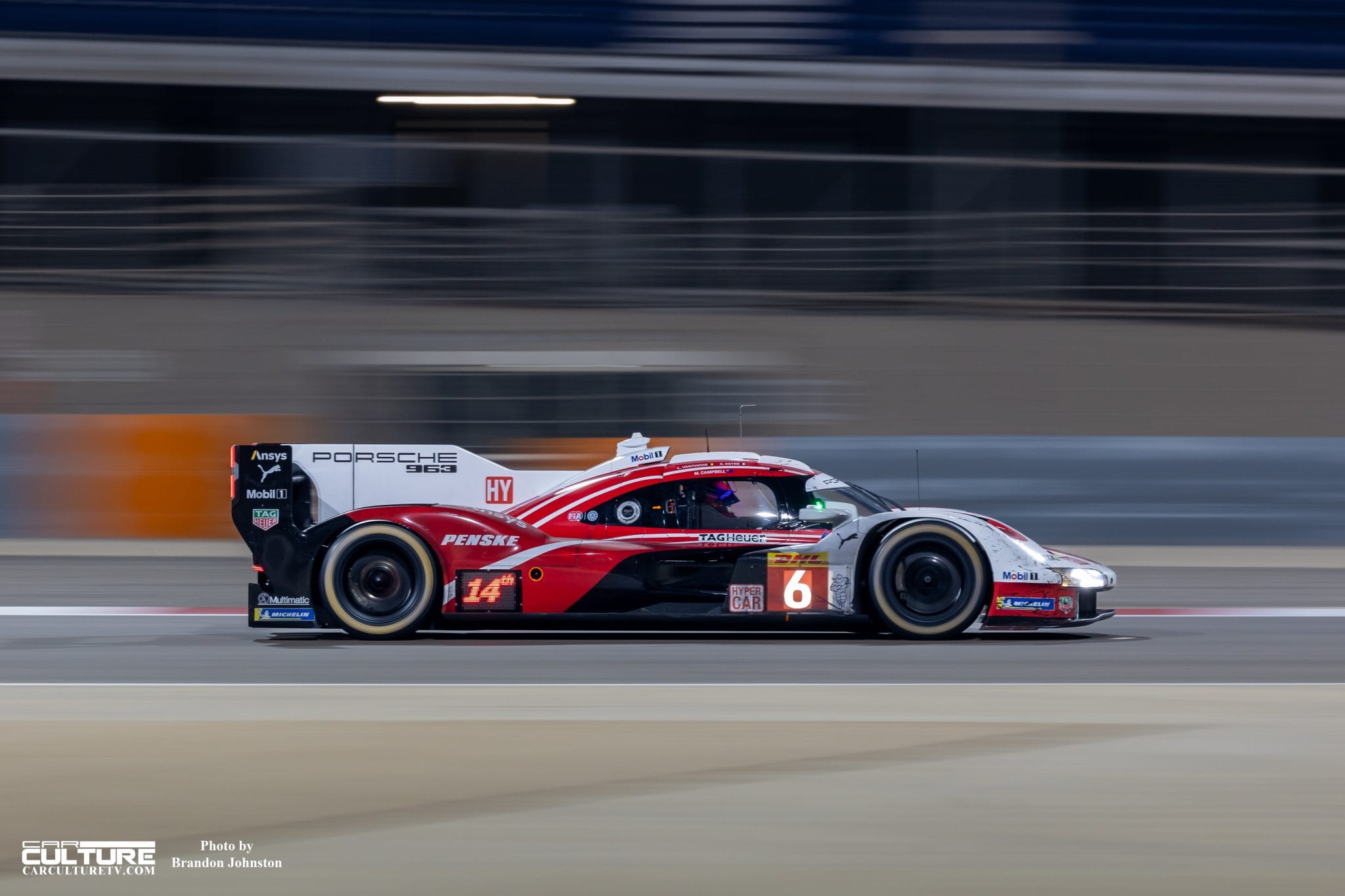 BAPCO 8 Hours of Bahrain Penske car number 6