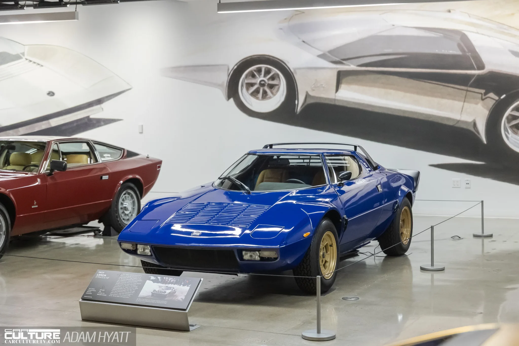 1977 Lancia Stratos HF three quarter view