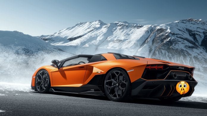 California Targets Montana Plate Supercars - 2023 Lamborghini Aventador Ultimae