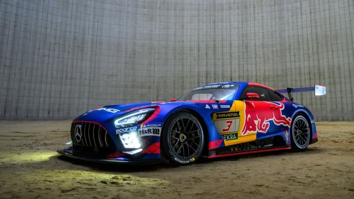 Max Verstappen Red Bull Mercedes GT3 Nürburgring 24 car