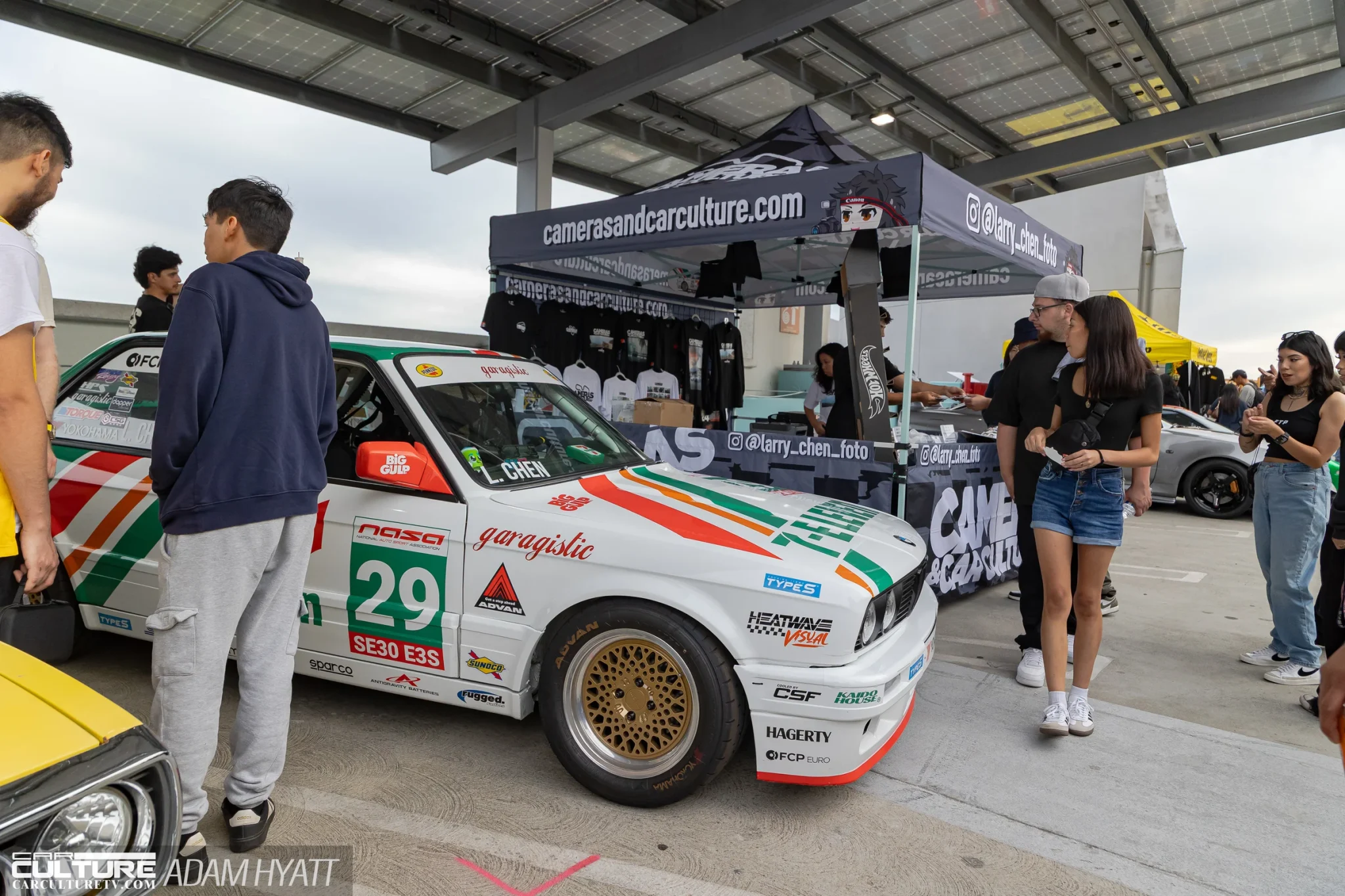 Larry Chen's 7 Eleven BMW and camerasandcarculture booth