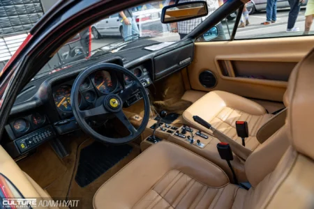 RADwood SoCal Ferrari 308 GTS interior