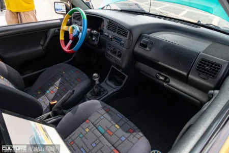 RADwood SoCal 1996 Golf GR Harlequin interior