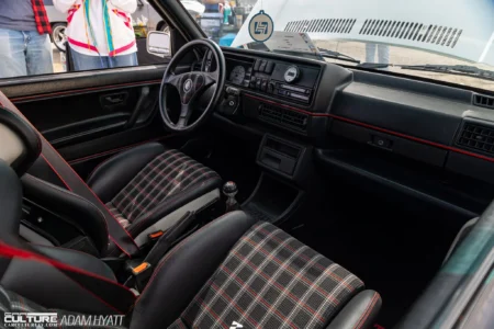 RADwood SoCal Volkswagen Golf GTI MK1 interior