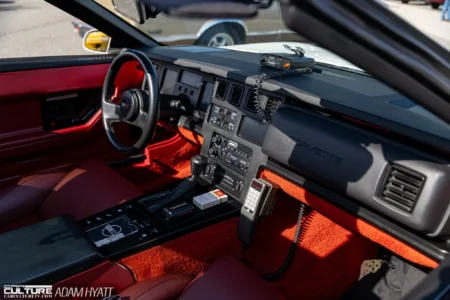 RADwood SoCal Corvette interior